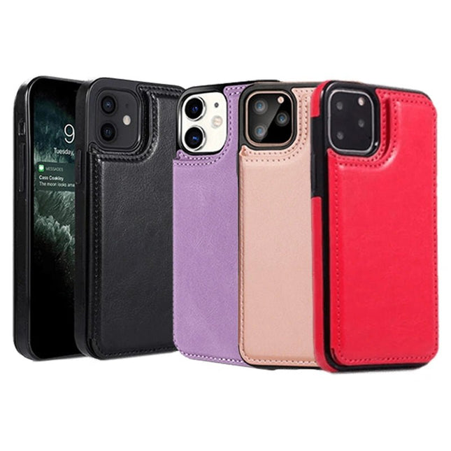 Hanman Stand Card Leather Case Cover For iPhone 11 - GR Phones