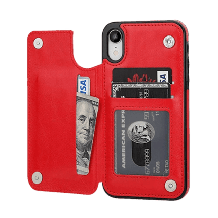 Hanman Stand Card Leather Case Cover For iPhone 11 - GR Phones