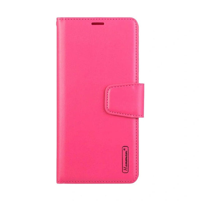 Hanman Wallet Leather Case Cover For Galaxy A05s - Hot Pink - GR Phones