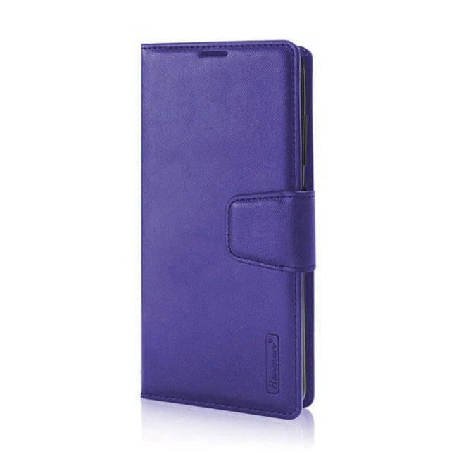 Hanman Wallet Leather Case Cover For Galaxy A16 - Navy - GR Phones