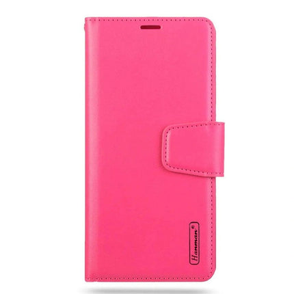 Hanman Wallet Leather Case Cover For Galaxy A35 - Hot Pink - GR Phones