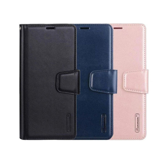 Hanman Wallet Leather Case Cover For Galaxy S25 FE - GR Phones