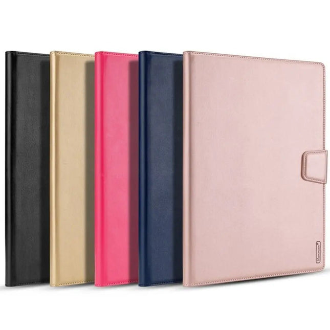 Hanman Wallet Leather Case Cover For iPad 10th Gen (10.9 inch) - Hot Pink - GR Phones