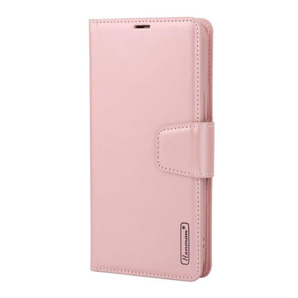 Hanman Wallet Leather Case Cover for iPhone 16 Pro - Rose Gold - GR Phones