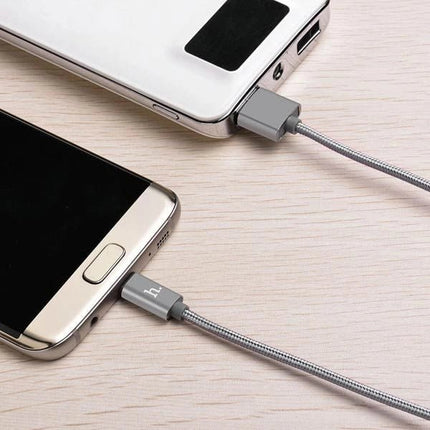 Hoco Cable Rapid Charging Cable Micro USB 1m X2 - GR Phones