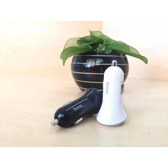Hoco Car Charger 2.4A Fast Charging Dual USB Z6 - GR Phones