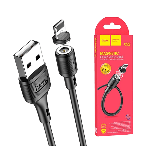 HOCO X52 Sereno Lightning Magnetic Charging Cable - GR Phones