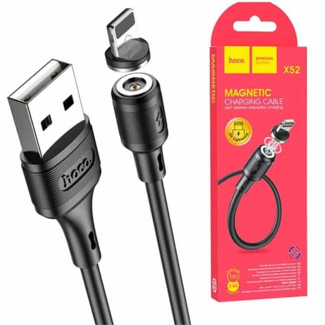 HOCO X52 Sereno Lightning Magnetic Charging Cable - GR Phones