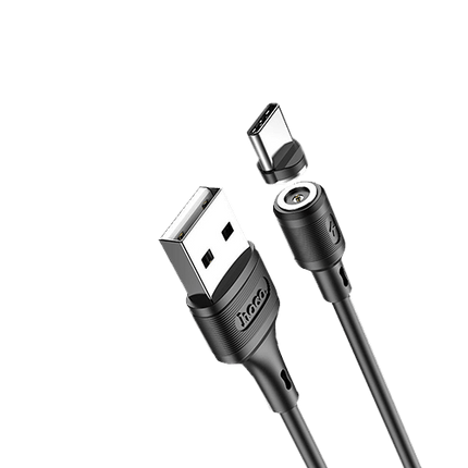 HOCO X52 Sereno USB - C Magnetic Charging Cable - Black - GR Phones