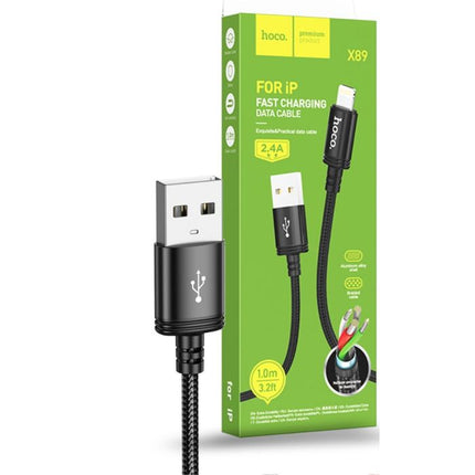Hoco X89 Lightning Braided Super Tough Cable - GR Phones