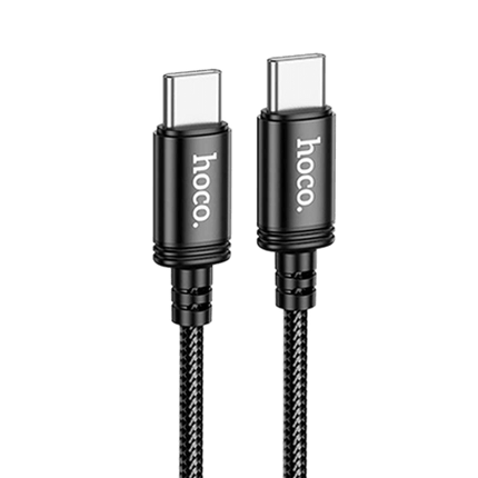 Hoco X89 USB - C to USB - C Braided Super Tough Cable - Black - GR Phones