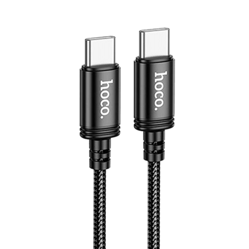 Hoco X89 USB - C to USB - C Braided Super Tough Cable - Black - GR Phones