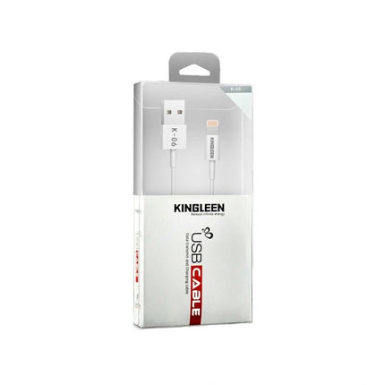 IOS Lightning 2.1A Kingleen Data Cable 1 Meter - K06 - GR Phones