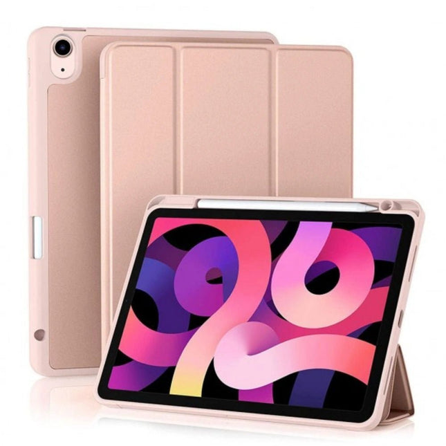 iPad 7th/ 8th/ 9th Gen 10.2 inch Smart Fold Case with Pencil Holder - Rose Gold - GR Phones