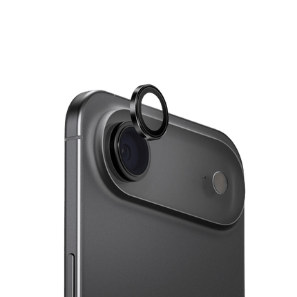 iPhone 17 Air Aluminum Alloy Camera Lens Cover Protector - Black - GR Phones