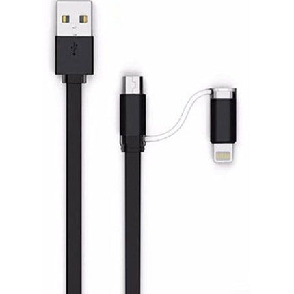 LDNIO Data Cable USB 2 in 1 Lightning/ Micro Cable - GR Phones