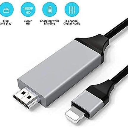 Lightning to HDMI Full HD Smart Converter Cable 2M - GR Phones