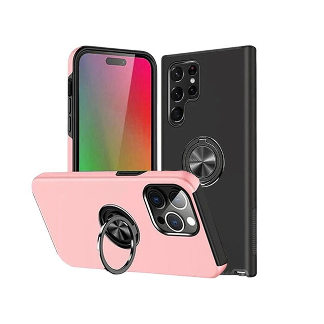 Magnetic Ring Stand Hybrid Case Cover For Galaxy S25 Ultra - GR Phones