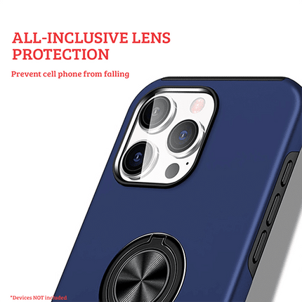 Magnetic Ring Stand Hybrid Case Cover For iPhone 16 Pro - GR Phones