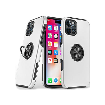 Magnetic Ring Stand Hybrid Case Cover For iPhone 16 Pro - GR Phones