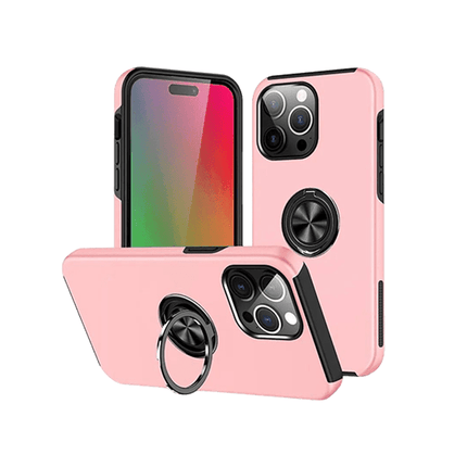 Magnetic Ring Stand Hybrid Case Cover For iPhone 16 Pro Max - GR Phones