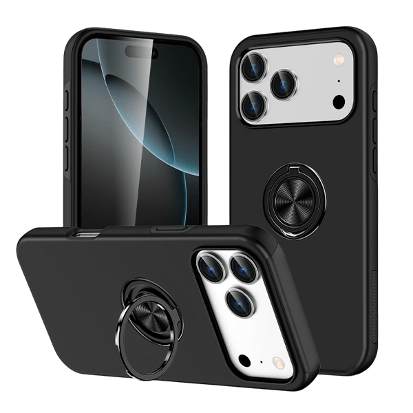 Magnetic Ring Stand Hybrid Case Cover For iPhone 17 Air - GR Phones