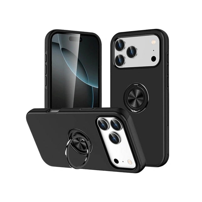 Magnetic Ring Stand Hybrid Case Cover For iPhone 17 Pro - GR Phones