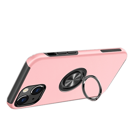 Magnetic Ring Stand Hybrid Case Cover For iPhone 7/ 8/ SE 2020 - 2022 - Pink - GR Phones
