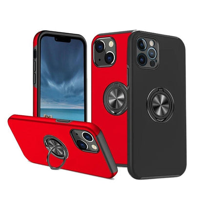 Magnetic Ring Stand Hybrid Case Cover For iPhone XR - GR Phones