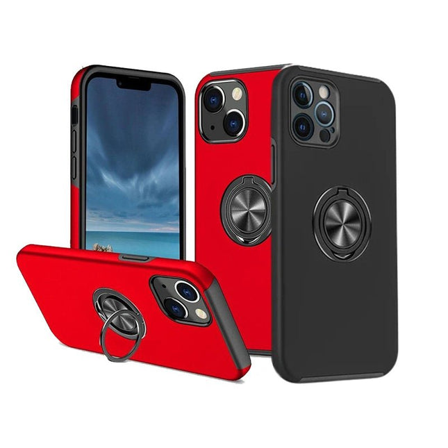 Magnetic Ring Stand Hybrid Case Cover For iPhone XR - GR Phones