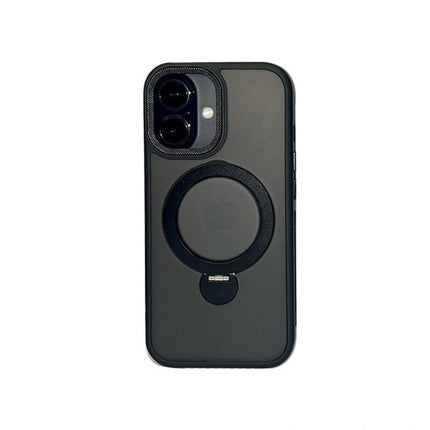 Magnetic Rotative Armour case cover for iPhone 15 Pro - Black - GR Phones