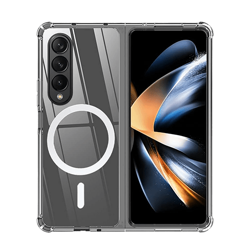 Magsafe Slim Shockproof Ultra Thin Clear Case For Galaxy Z Fold 4 - Transparent - GR Phones