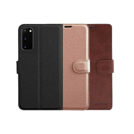 Mercury Blue Moon Diary Leather Case Cover For Galaxy S26 Ultra - GR Phones