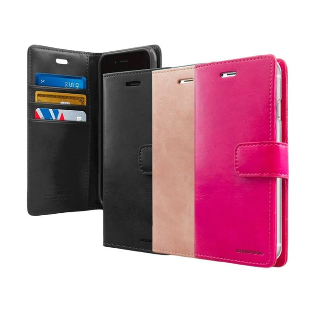 Mercury Blue Moon Diary Leather Case Cover For iPhone 16 Pro Max - GR Phones