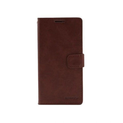 Mercury Blue Moon Diary Leather Case Cover For iPhone 16E / 17E - GR Phones
