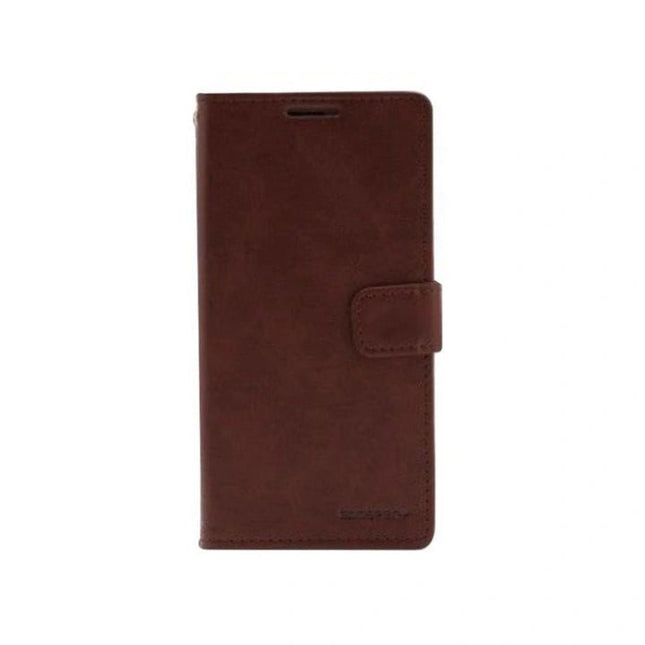 Mercury Blue Moon Diary Leather Case Cover For iPhone 16E / 17E - GR Phones