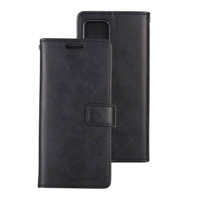 Mercury Blue Moon Diary Leather Case Cover For iPhone 16E - GR Phones