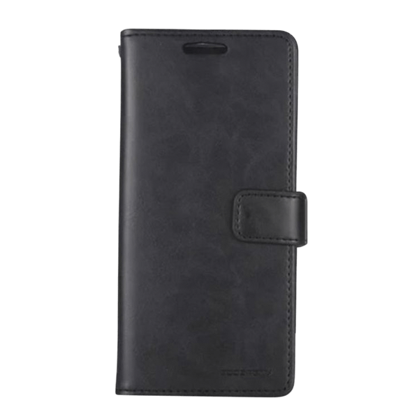 Mercury Blue Moon Diary Leather Case Cover For iPhone 17 Air - Black - GR Phones