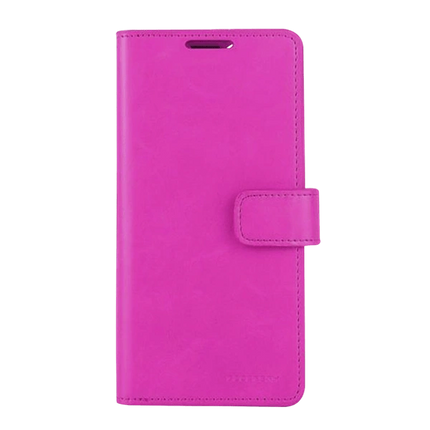 Goospery Mercury Blue Moon Diary Wallet Leather Case For iPhone 15 Pro Max