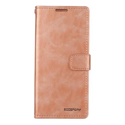 Mercury Blue Moon Diary Leather Case Cover For iPhone 17 - Rose Gold - GR Phones