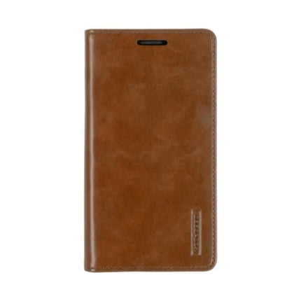 Mercury Blue Moon FLIP Wallet Leather Case Cover For Galaxy Note 20 - Brown - GR Phones