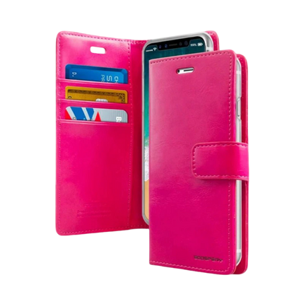 Mercury BlueMoon Diary Wallet Leather Case Cover For Galaxy S25 Ultra - GR Phones