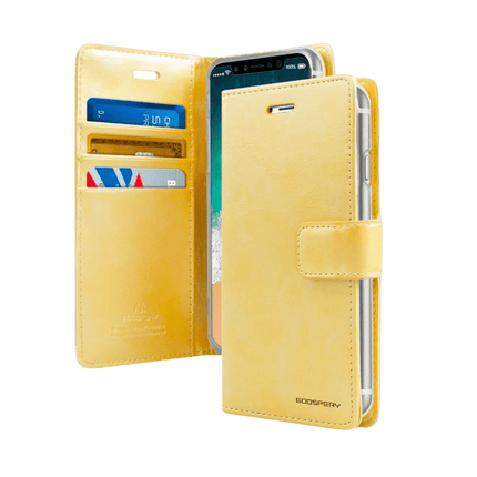 Mercury BlueMoon Diary Wallet Leather Case Cover For Galaxy S25 Ultra - GR Phones