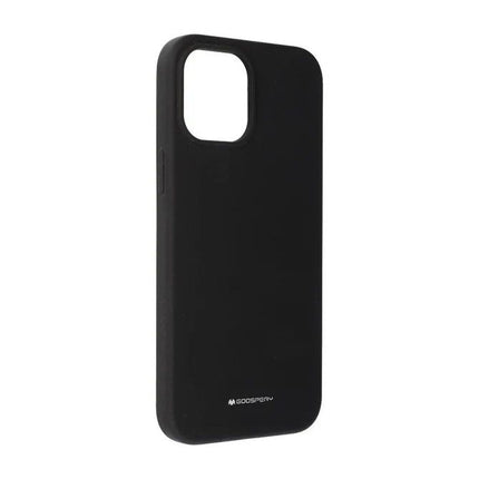 Mercury Silicone Phone Case Cover For iPhone 16 Plus - Black - GR Phones