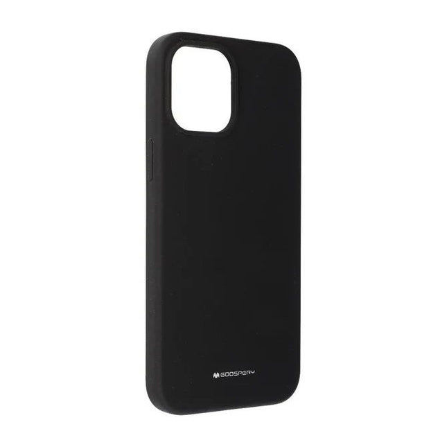 Mercury Silicone Phone Case Cover For iPhone 16 Plus - Black - GR Phones