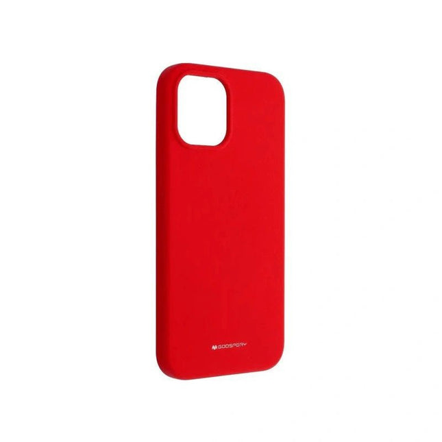 Mercury Silicone Phone Case Cover For iPhone 16 Pro - Red - GR Phones