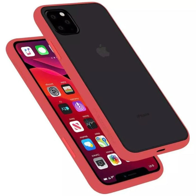 Goospery Mercury Peach Garden Bumper Matt Shockproof Protective Back Cover For iPhone 13 Mini