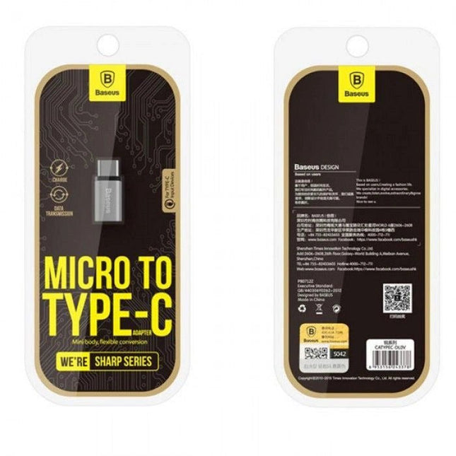 Micro USB to Type - C Adapter Converter Baseus - GR Phones