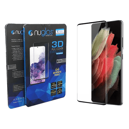 NUGLAS 3D Full Cover Curve Edge Tempered Glass Protector For Galaxy S20 Ultra - GR Phones