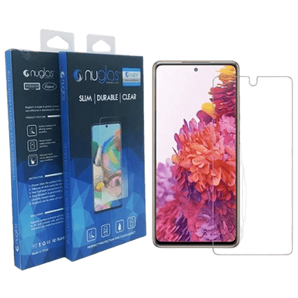 NUGLAS Super Smooth Tempered Glass Protector with Retail Pack for Galaxy S21 Plus - GR Phones